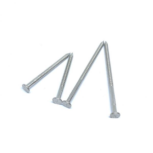 Quality 40 X 2.8MM Annular Ring Shank Nails , SUS316 Spiral Finishing Nails for sale