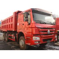 China SINOTRUK HOWO Tipper Dump Truck With Cabin 4 Point Full - Floating Air Suspension factory