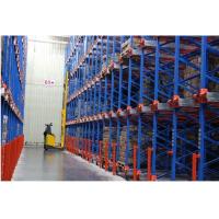 China Food industry pallet shuttle racking system with forklift truck / shuttle machines factory
