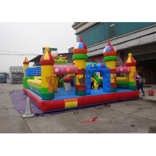 Quality Hello Kitty Animal Inflatable Amusement Park Digital Printing For Child Games for sale