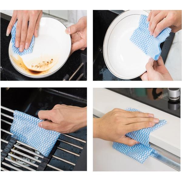 Quality Spunlace Non Woven Cloths Dish Cloth Multipurpose Super Absorbency for sale