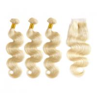 China Body Wave Ombre Blonde Bundles , 613 Blonde Ombre Hair Extensions factory