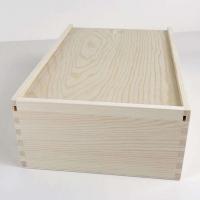 China CARB Customized  Unfinished Wooden Craft Boxes Bulk Timber Wooden Box factory