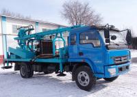 China Light Truck Mounted Water Well Drilling Rig , Water Well Borehole Drilling Equipment factory