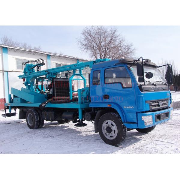 Quality Light Truck Mounted Water Well Drilling Rig , Water Well Borehole Drilling Equipment for sale