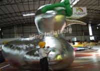 China Customized Big Inflatable Duck Character Cartoon / Animal For Advertising factory