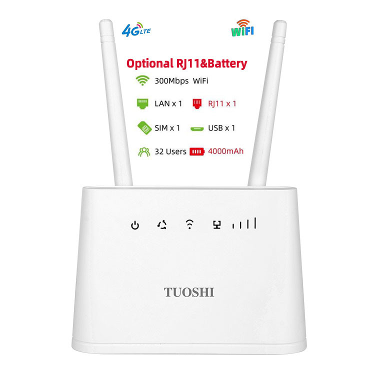 China Universal Portable 4G WiFi Modem Fast Lte Upload 51.0Mbps Max Download Speed 150Mbps factory