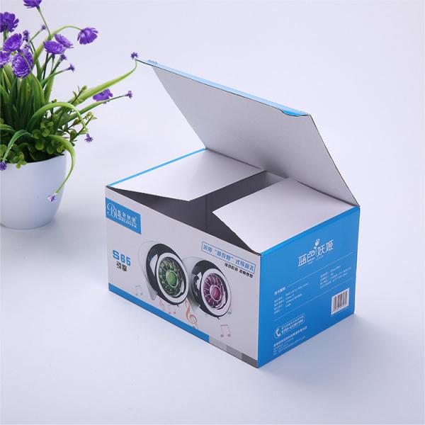 Quality Soft Touch Custom Carton Box Heat Protection For Mini Loudspeaker Packaging for sale