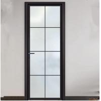 China Interior Single Pane Aluminium Frame Glass Doors 2000mm Soundproof factory