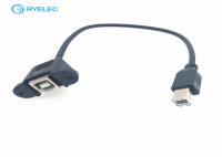 China 30cm Panel Mount USB Printer Cable , Electric Parts Industrial Cable Assemblies factory