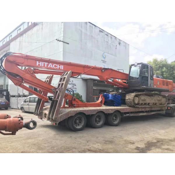 Quality Low Noise Excavator Mounted Pile Driver , Hydraulic Pile Driving Equipment for sale