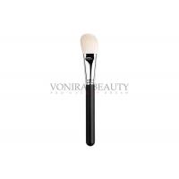 China Angled Cruelty Free Powder Private Label Makeup Brushes With Natural Hair factory
