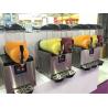 China 220V Commercial Slush Machine Frozen Drink Maker With 2 Tank Single Phase factory