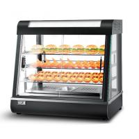 China Commercial Restaurant Food Display Warmer Showcase in Black 51kg Weight factory