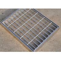 Quality Walkway Trench Drain Covers Stainless Steel 6mm Twist Steel Cross Bar for sale