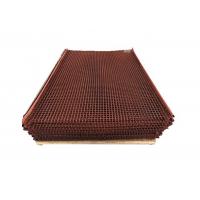 China Red Color Painting Stone Vibrating Screen 1.5mm Crimped Mesh factory