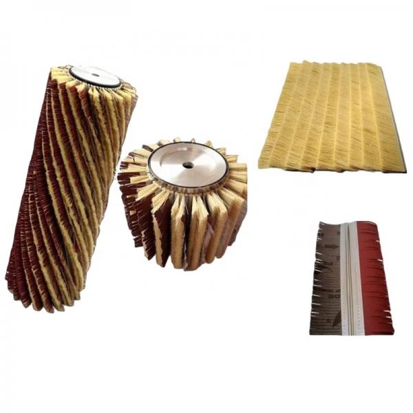 Quality Industrial Brush Sanding Wheel Sand Paper Brush For Woodworking Grinding for sale