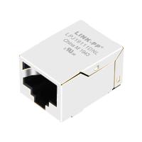 China J0C-0005NLT Surface Mounting Rj45 Connector 1x1 10/100Base-TX Magnetic for sale