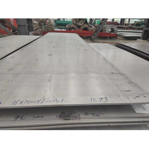Quality SUS304 Stainless Steel Flat Plate 2B Surface 4'×8' With Hot Rolled for sale