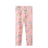 China Pink Full Print Knitted Autumn Junior Girls' Pants Pants and Leggings factory