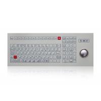 China IP65 Rugged Industrial Keyboard Trackball Omron Switch Membrane Waterproof Keyboard factory