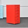 China 6 Drawer Steel Mobile W410mm D690mm Metal Filing Cabinet factory