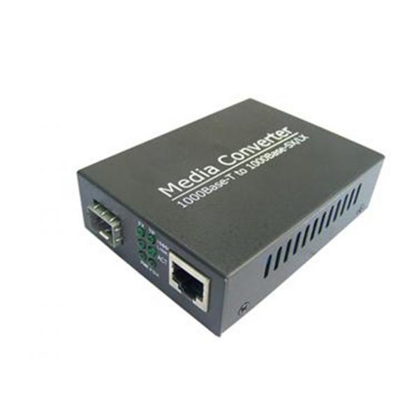 Quality 100km 10 100 1000M Media Converter One SFP One Ethernet Port for sale