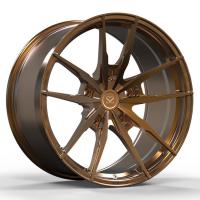 China Monoblock Forged Car Alloy Wheels Price 20x9 20x10 Staggered Transit Custom Sports Brushed Rims 1 Piece factory
