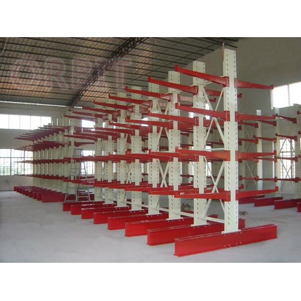 Quality Long Goods Handling Cantilever Shelving For Timber , Pipe , Tube Storage for sale