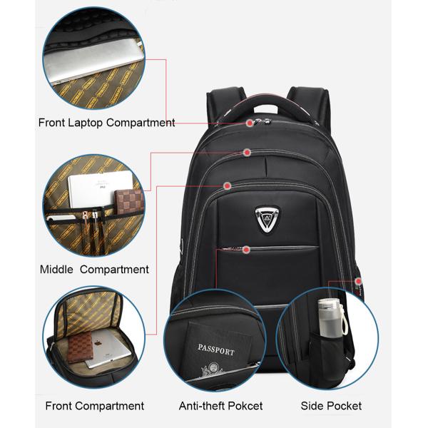 Quality Large Backpack Travelling Bags Leather Zip Motorcycle Ventilative Compartment for sale