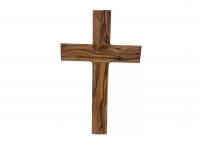 China Laser Cut Large Wooden Crosses , Wooden Wall Crucifix With Hanger For Decorative factory