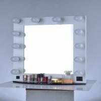 China 9W Dimmable Makeup Vanity Mirror With Lights 60x80cm Big Size Led Dressing Mirror factory