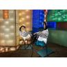 China Luma Multicolored Crane Fabric Chinese Lanterns Handmade Fun With Mall Display factory