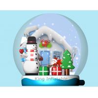 China Outdoor PVC Tarpaulin 3M Dia Inflatable Snow Globe For Advertising factory