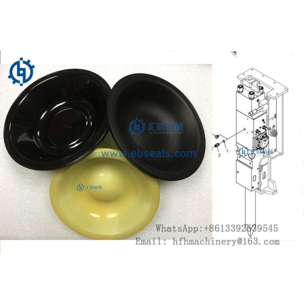 Quality PU NBR Material Breaker Diaphragm  HB50G Furukawa Hammer Parts Multi Color for sale