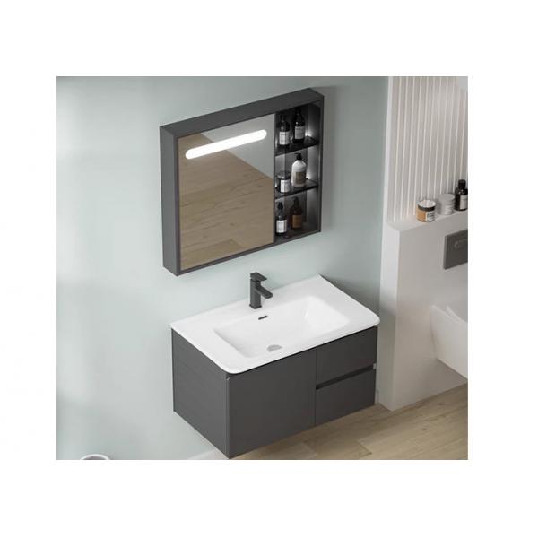 Quality IP44 Waterproof Bathroom Vanity Units , Hotel Wall Mounted Sink Vanity for sale