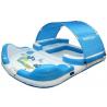 China Huge Lake Funny Inflatable Water Toys 4 / 6 / 8 Person Floating Blow Up Island Customized factory