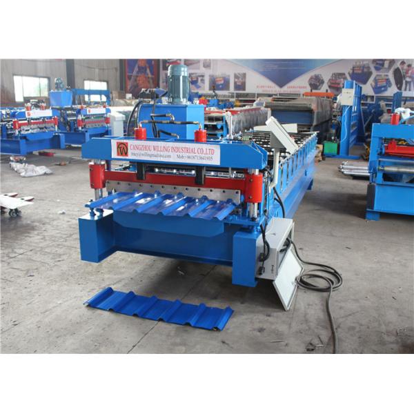 Quality Metal Roof Box Down Pipe Roll Forming Machine Gutter Forming Machine 3 Phases for sale
