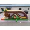 China 8 Meters Long Kids Inflatable Jungle Bouncy Castle With Tunnel With EN14960 Certified factory