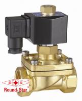China Brass Normally Open Water Solenoid Valve 2 Way Low Voltage For Hydraulic System factory