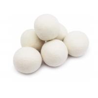 China Natural Sturdy Wool Felt Balls Custom Size Color For Dryer Machine factory
