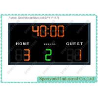 China Futsal Scores Electronic Football Scoreboard , LED Digital Score Board Display factory