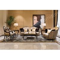 China Luxury Hotel Room Furniture Modern Design Leather Sofa TI-006 for sale