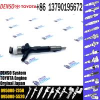 China High Quality Common Rail Fuel Injector 095000-7350 For TOYOTA LAND CRUISER 1KD-FTV 23670-30210 factory