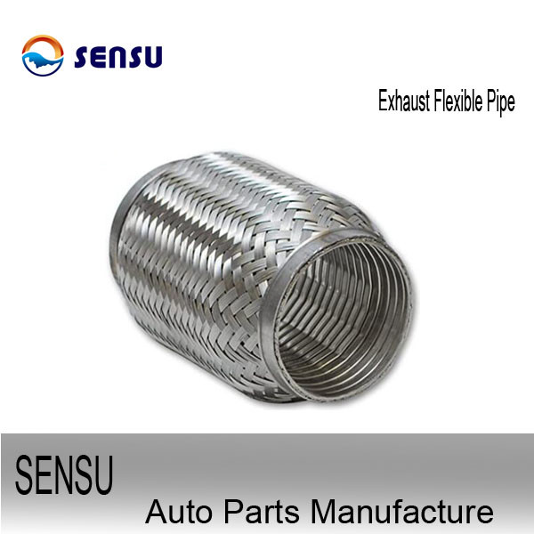 Quality SENSU Stainless Steel Exhaust Parts SS201 Exhaust Flex Pipe Connector 2