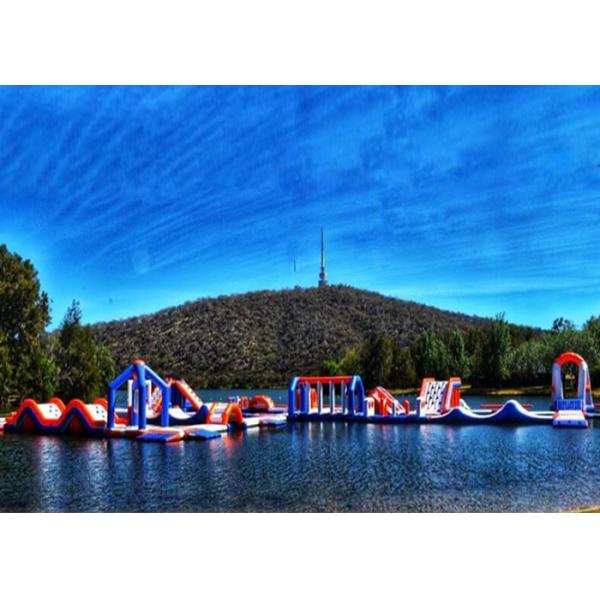Quality Lake Inflatable Water Park Games / Inflatable Water Floating Playground for sale