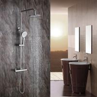 Quality Bathroom Rain Mixer Shower Combo Set Temperature Control Rainfall Shower Unit for sale