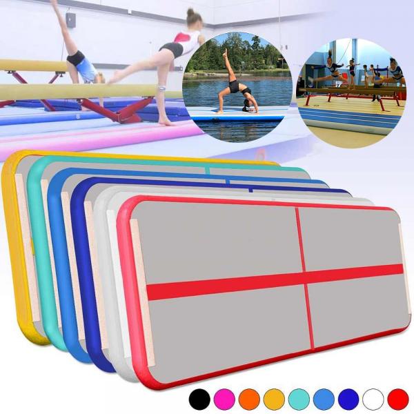 Quality Custom Size Inflatable Gym Mat Tumbling Home Airtrack For Gymnastics for sale