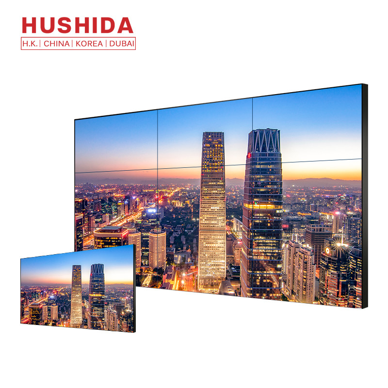 China 55'' 3.5mm Gap 3x4 LCD Tv Wall Digital Media Display , Digital Advertising Screen factory