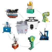China Industrial Pressure Cooker Making Machine Hydraulic For Plastic Drum Rice Cooker Making factory